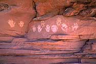 Anasazi handprints